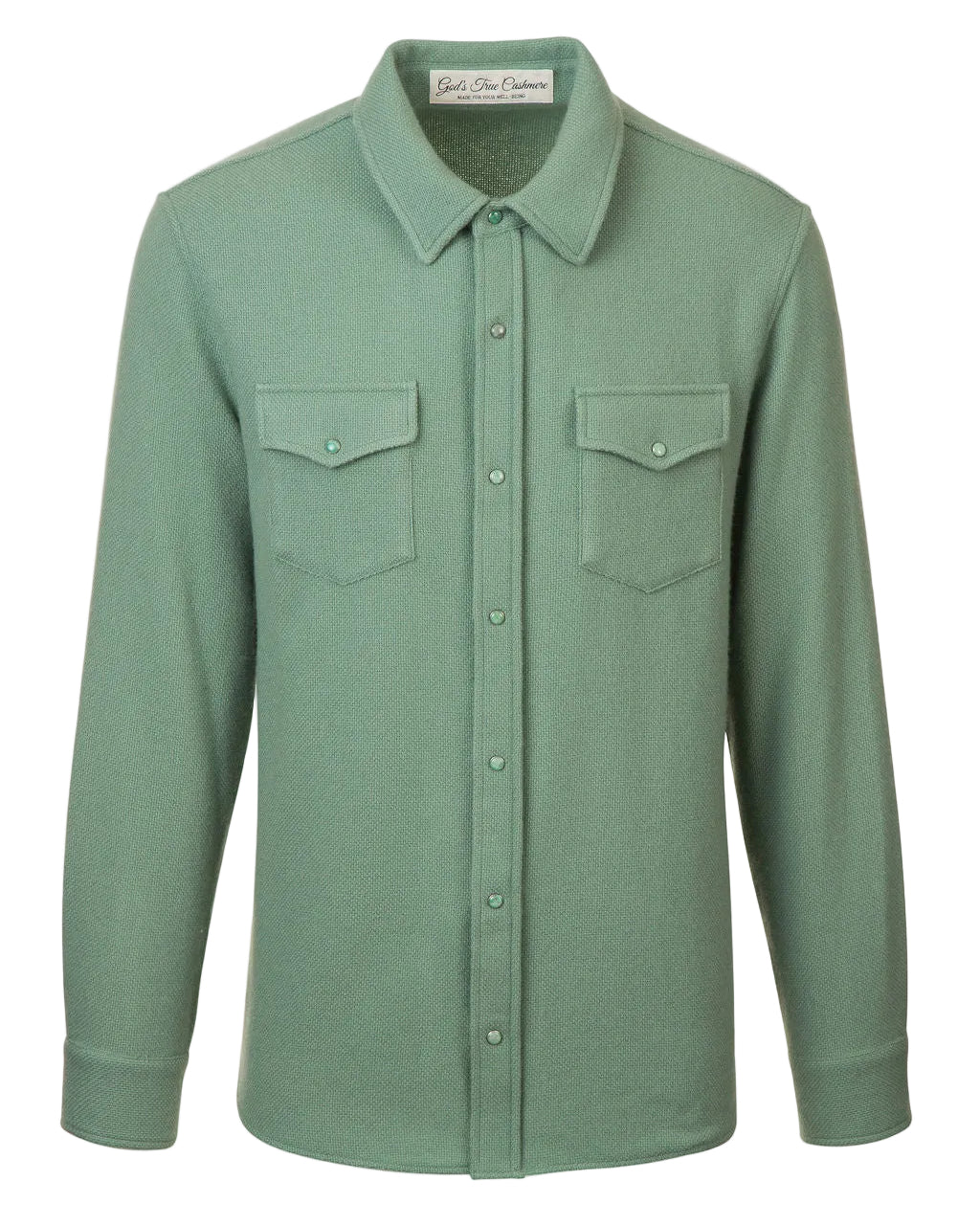 Agave Solid Cashmere Shirt