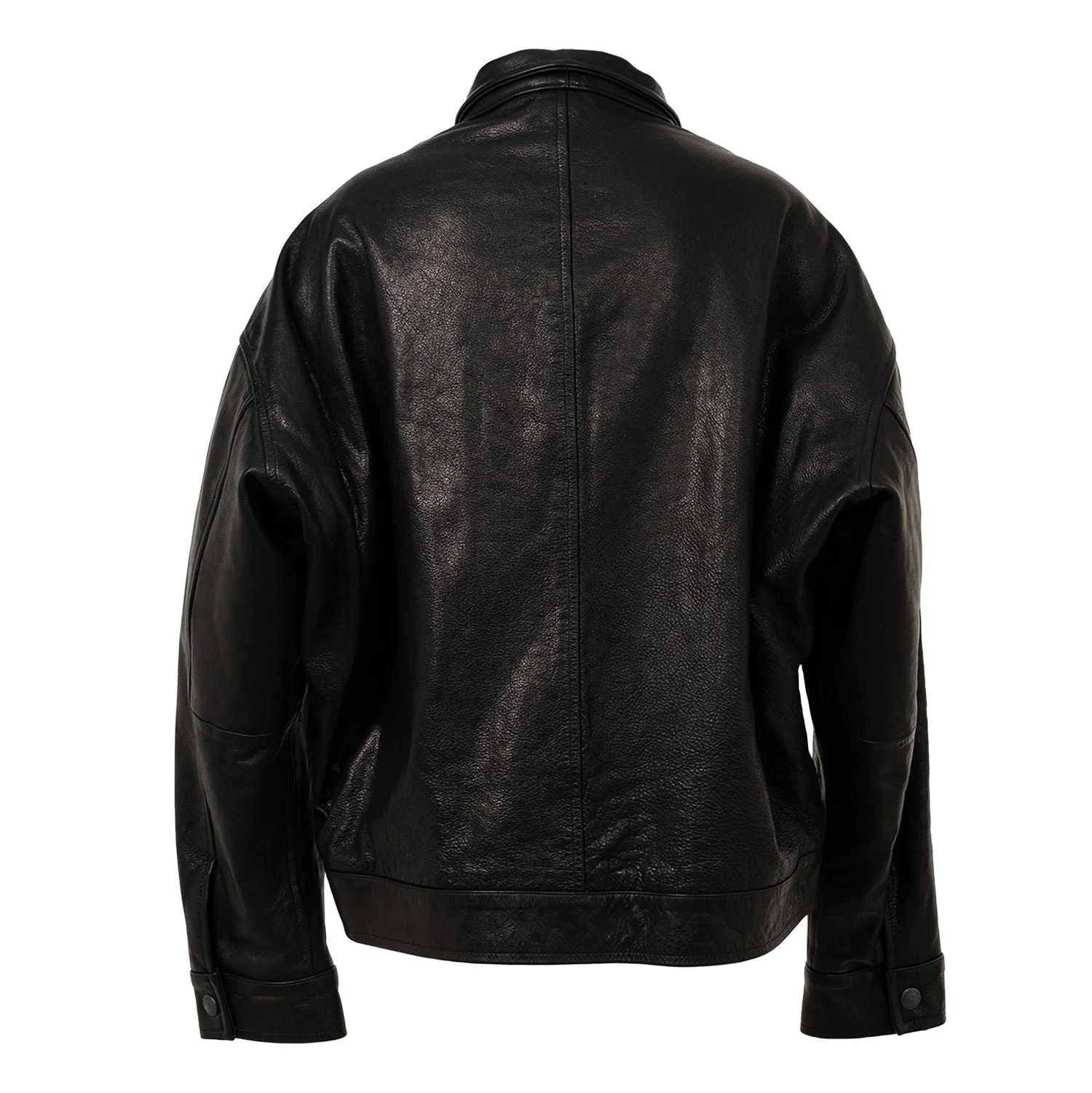 "BEDWIN & THE MMY” Leather Zip Jacket - Image 2