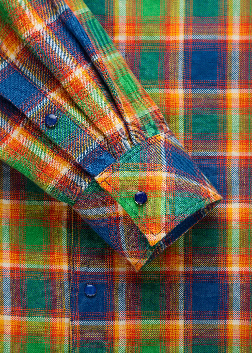 Brilliant Plaid Linen Shirt - Image 3