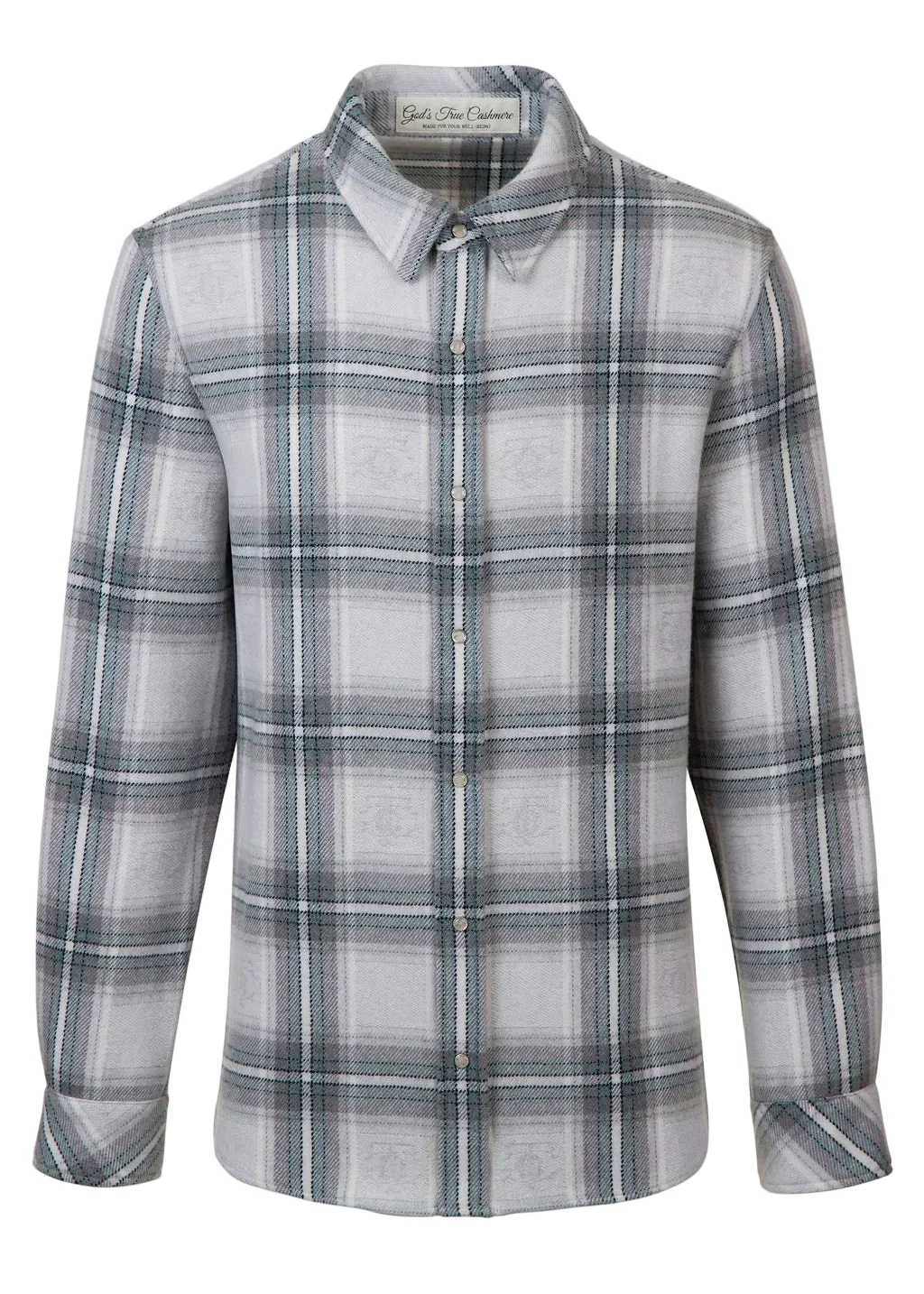 Cloud Light Tartan Cashmere Shirt NP