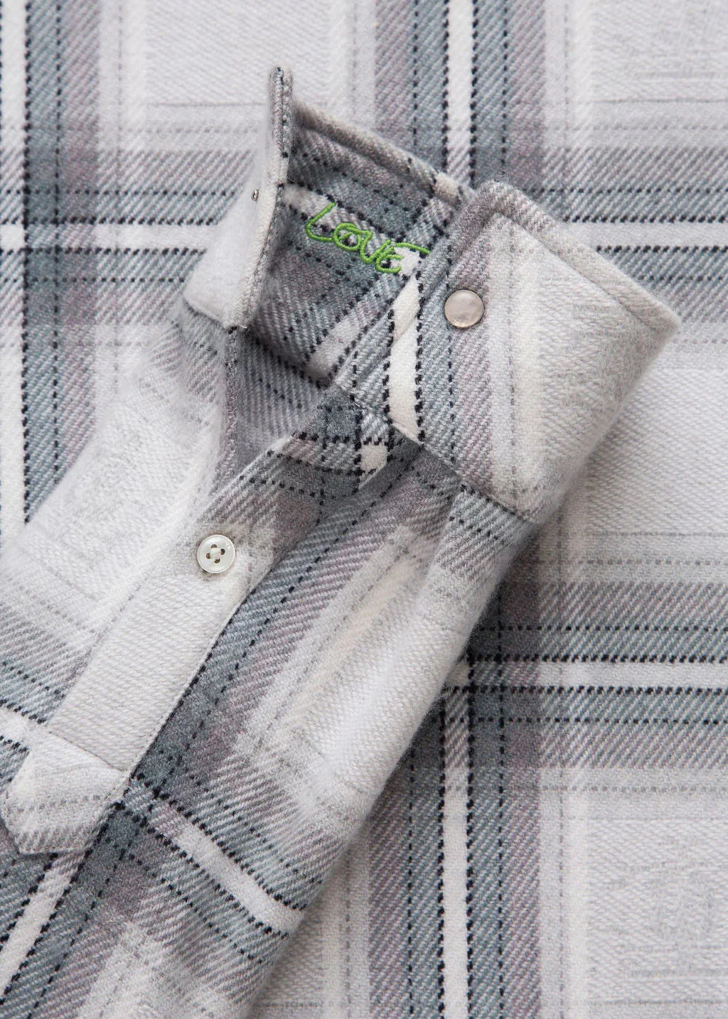 Cloud Light Tartan Cashmere Shirt NP - Image 2