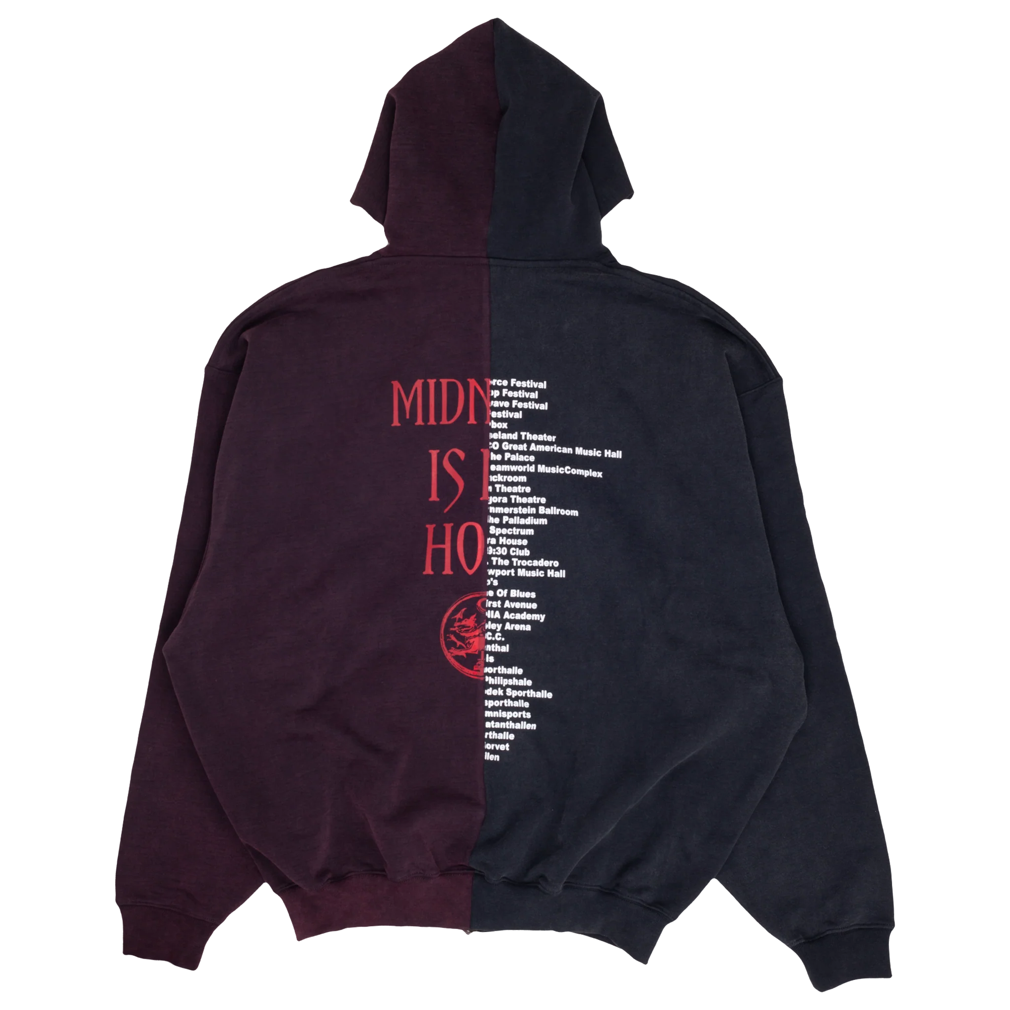 Cult of Filth Cut-Up Oversized Zip Up Hoodie - Image 2