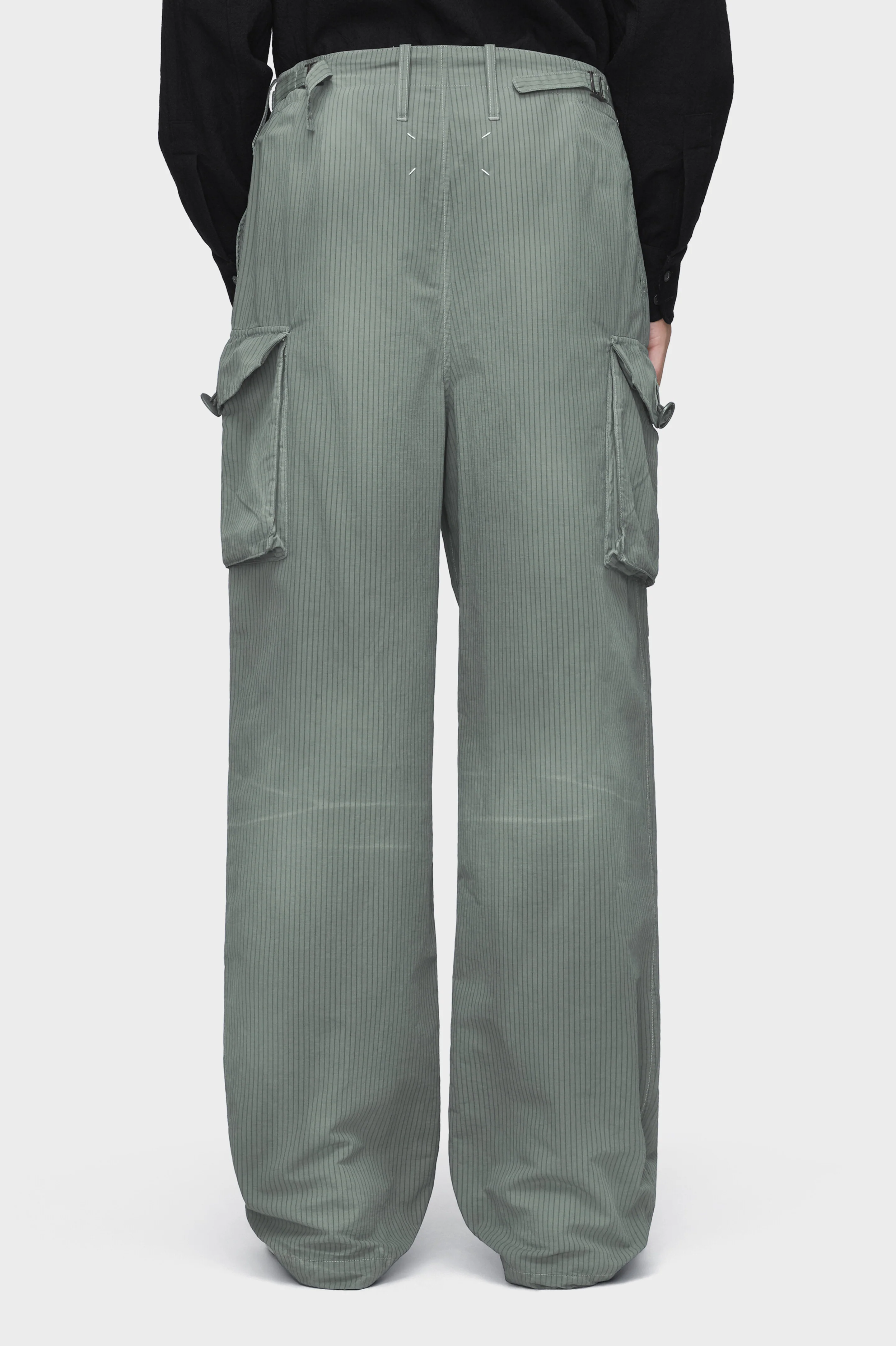 Cotton-Blend Cargo Trousers - Image 3