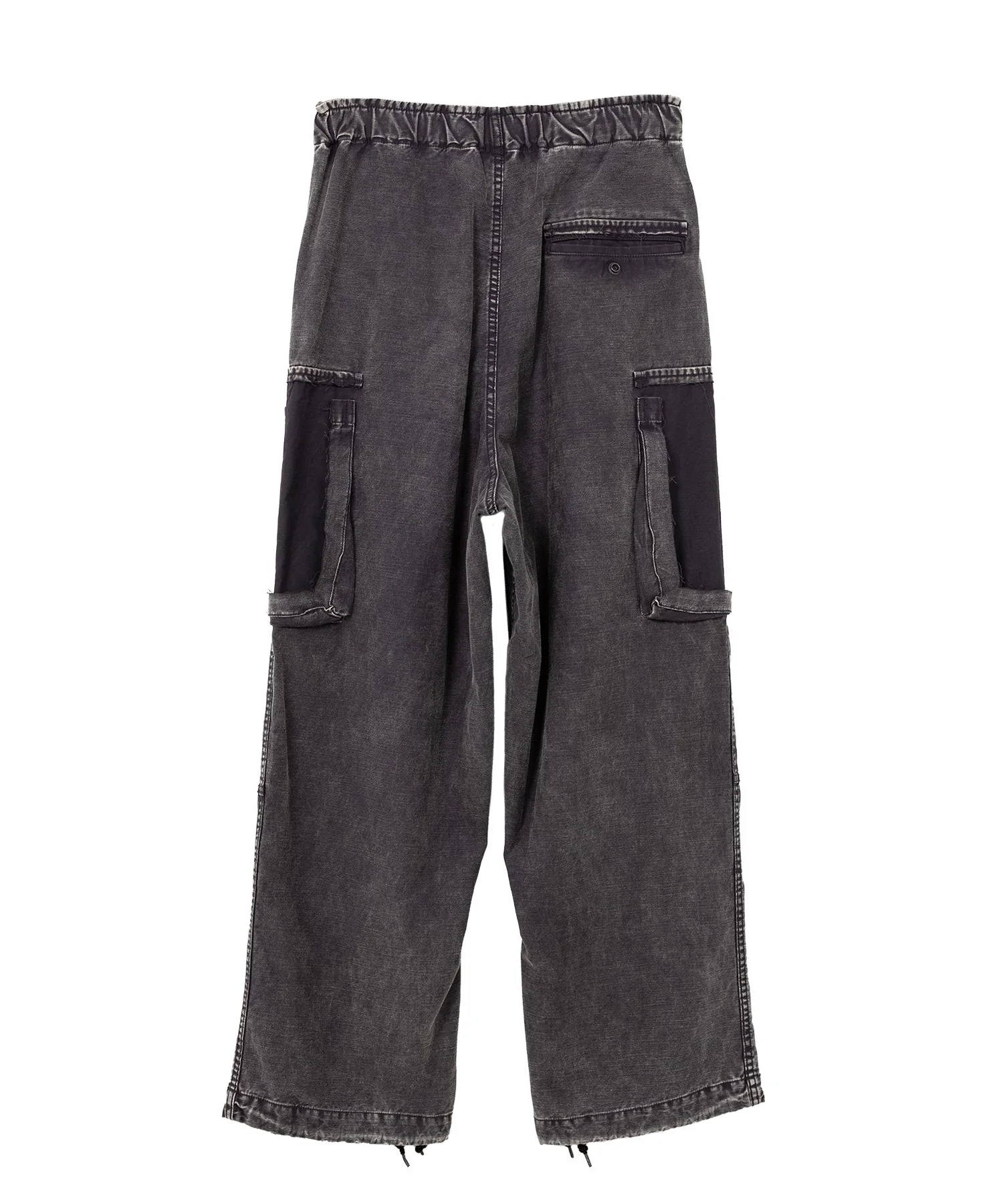 Cotton Satin Cargo Pants - Image 2