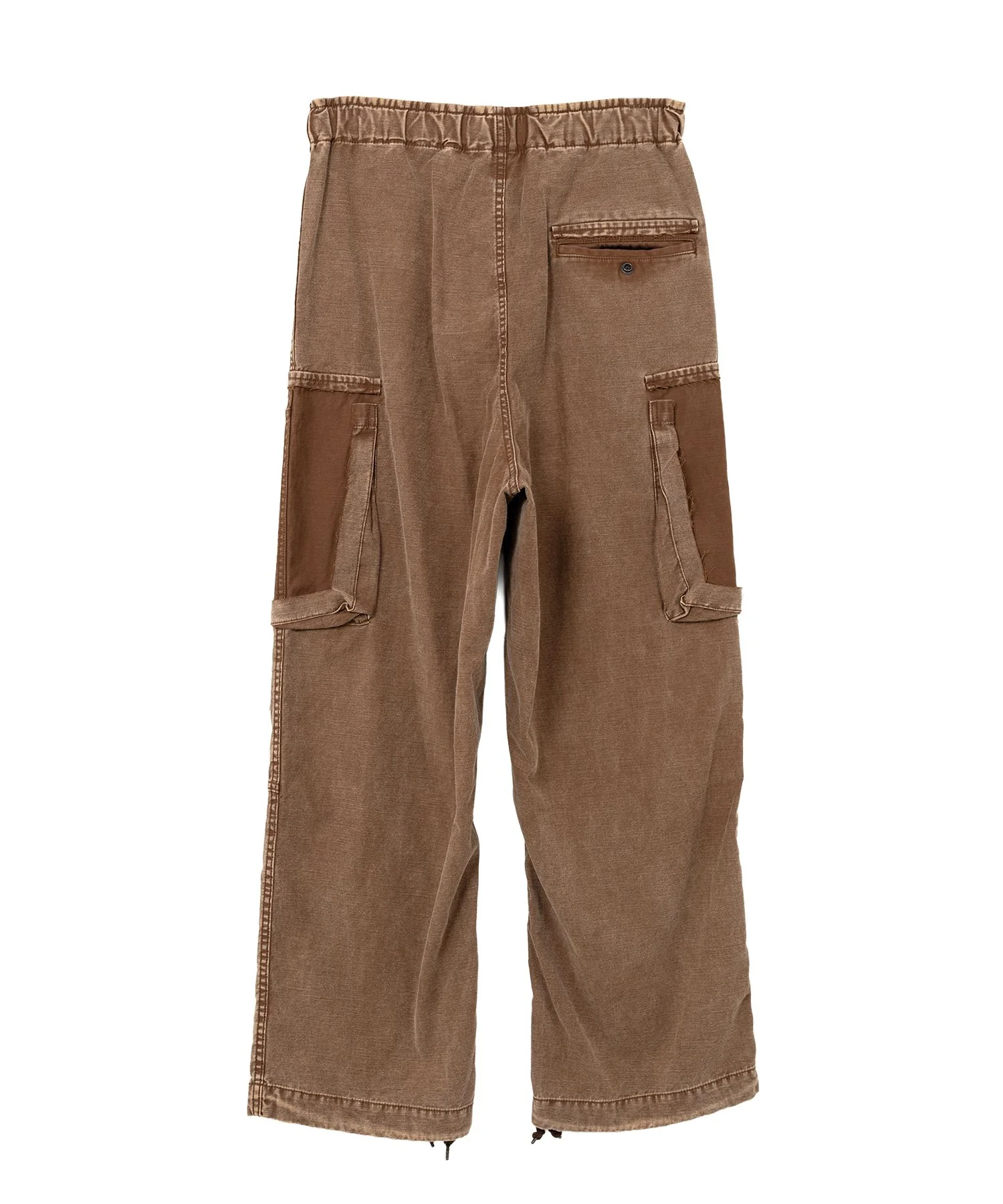 Cotton Satin Cargo Pants - Image 4