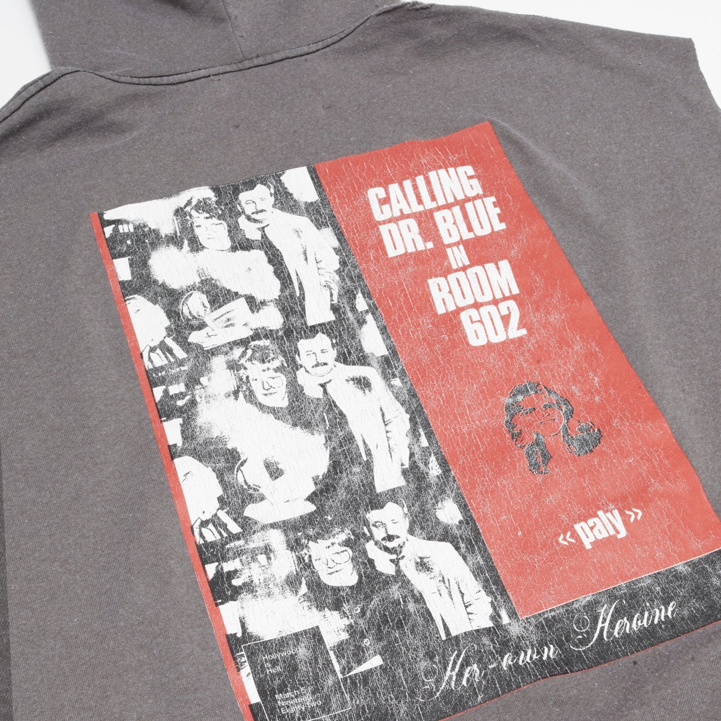 Dr. Blue Cut Off Hoodie - Image 4