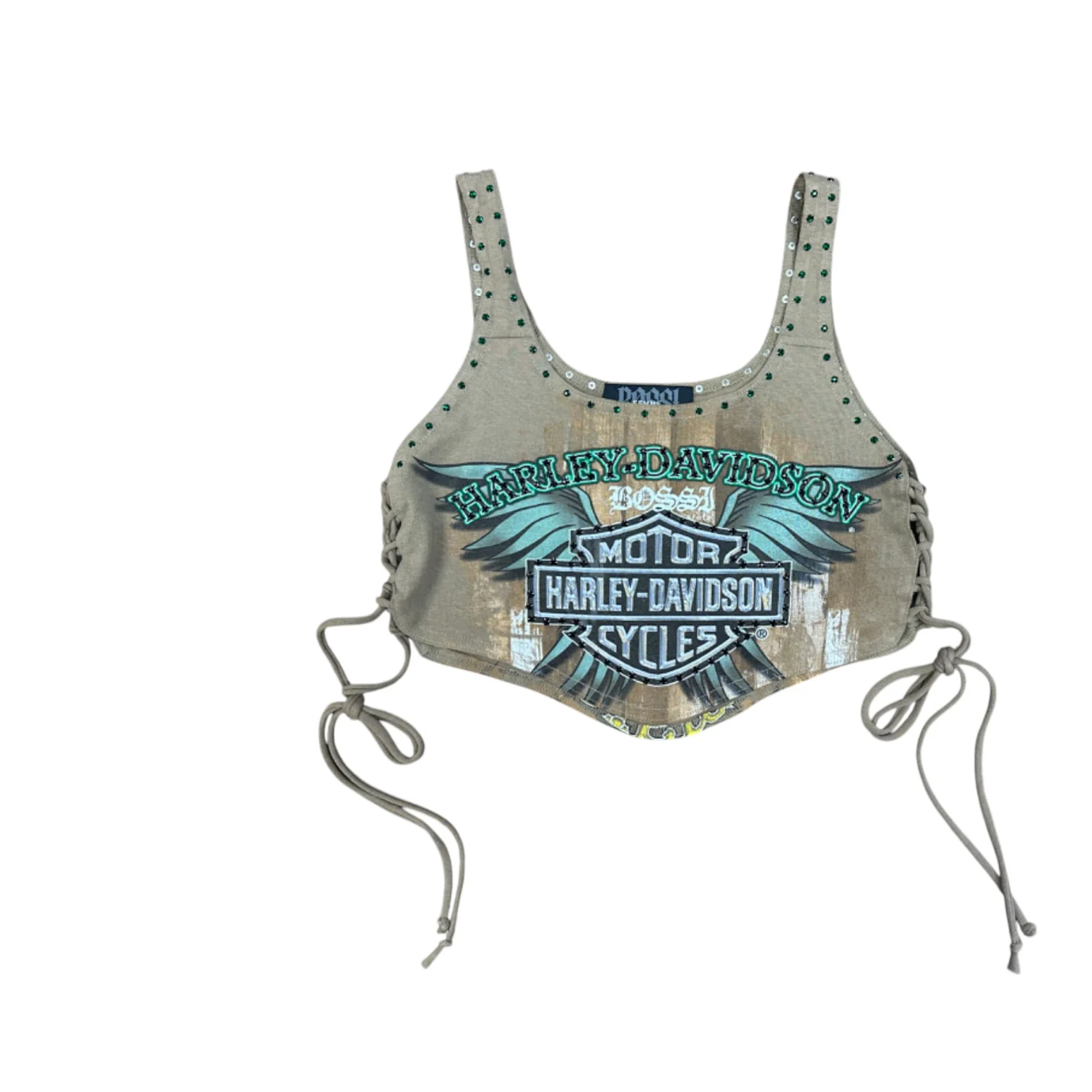 Femme Rhinestone Vintage Tees - Image 106