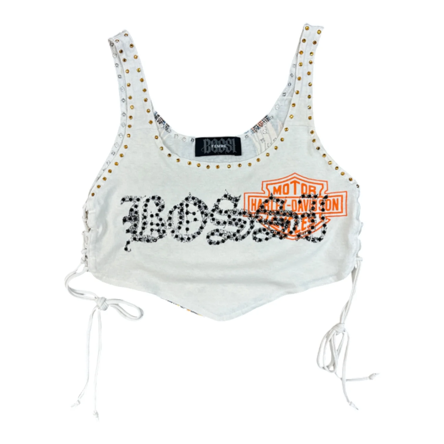 Femme Rhinestone Vintage Tees - Image 108