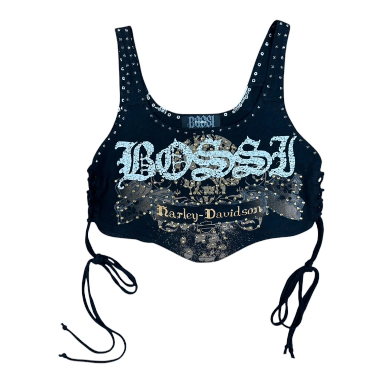Femme Rhinestone Vintage Tees - Image 33