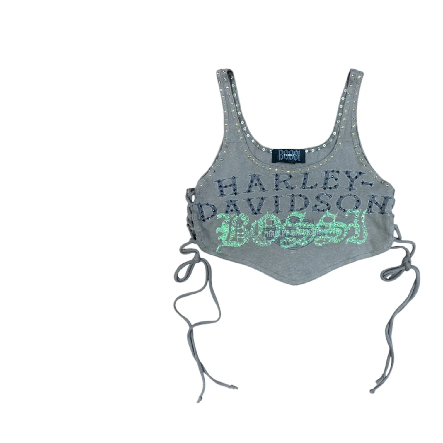 Femme Rhinestone Vintage Tees - Image 60