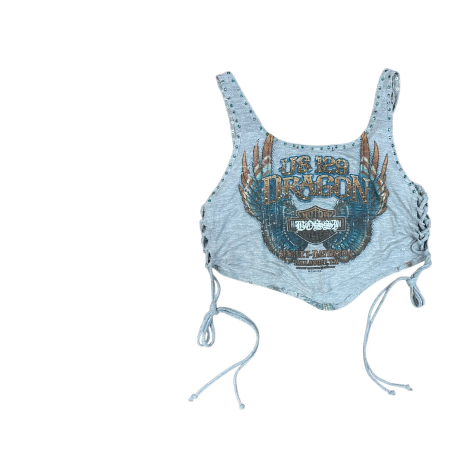 Femme Rhinestone Vintage Tees - Image 71