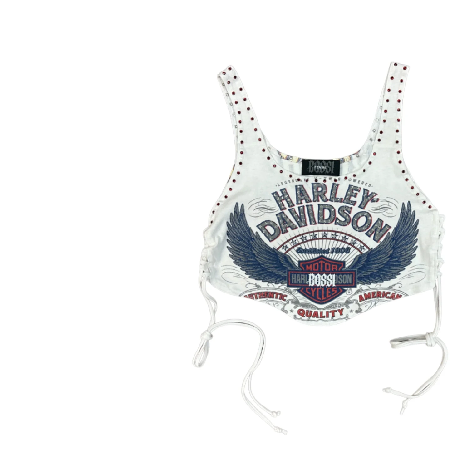Femme Rhinestone Vintage Tees - Image 74