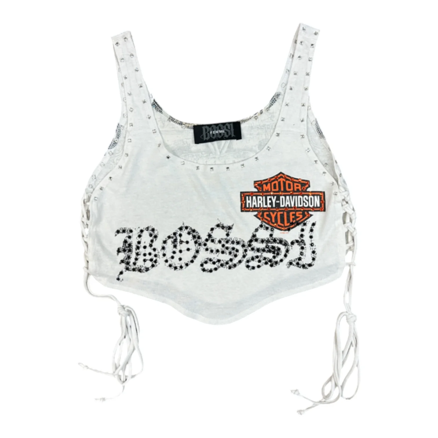 Femme Rhinestone Vintage Tees - Image 78