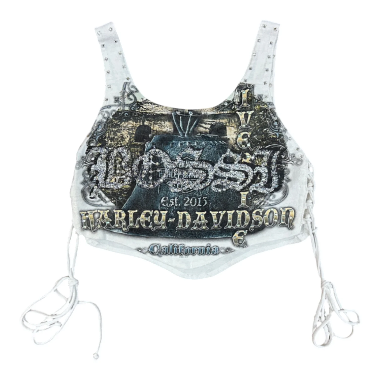 Femme Rhinestone Vintage Tees - Image 79