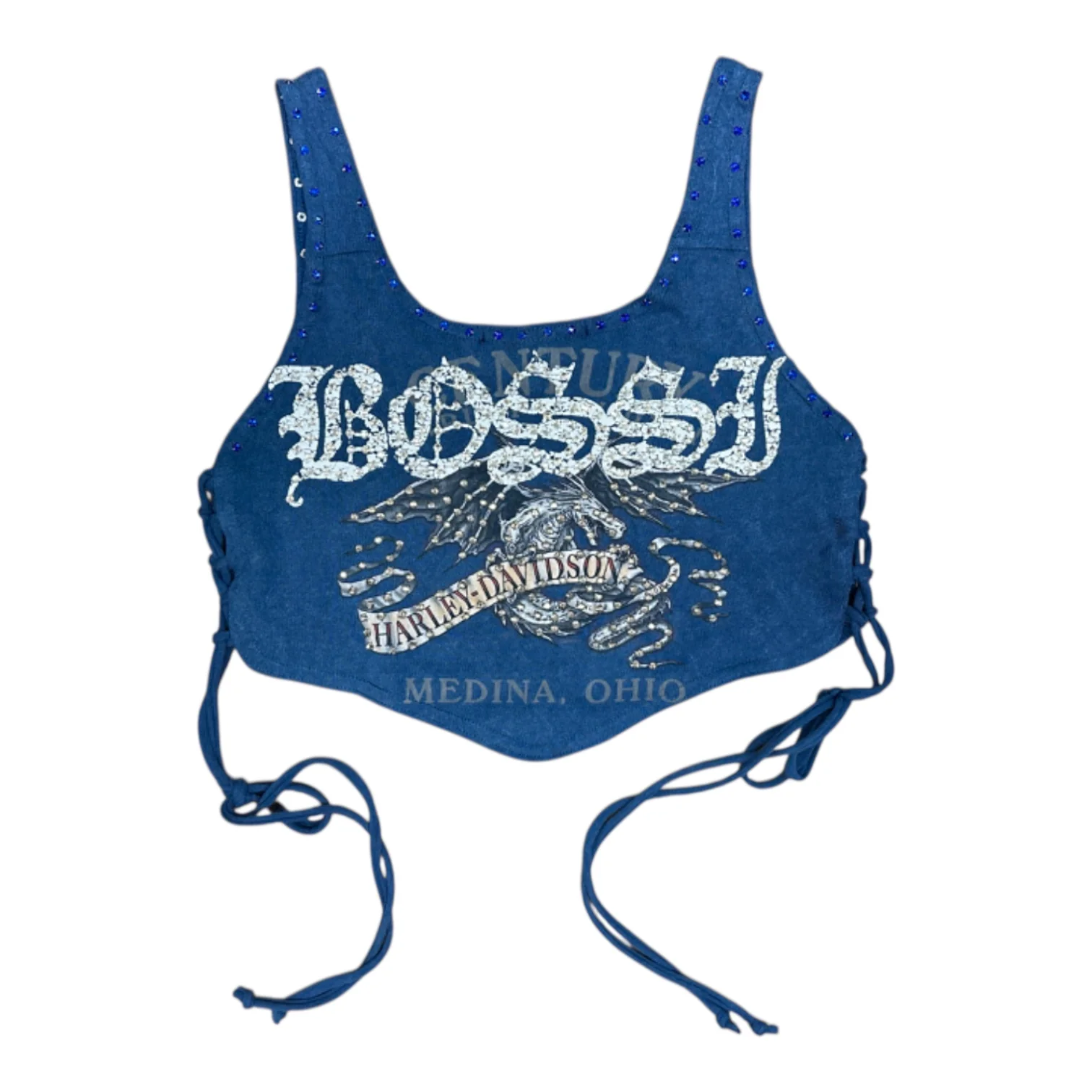 Femme Rhinestone Vintage Tees - Image 89