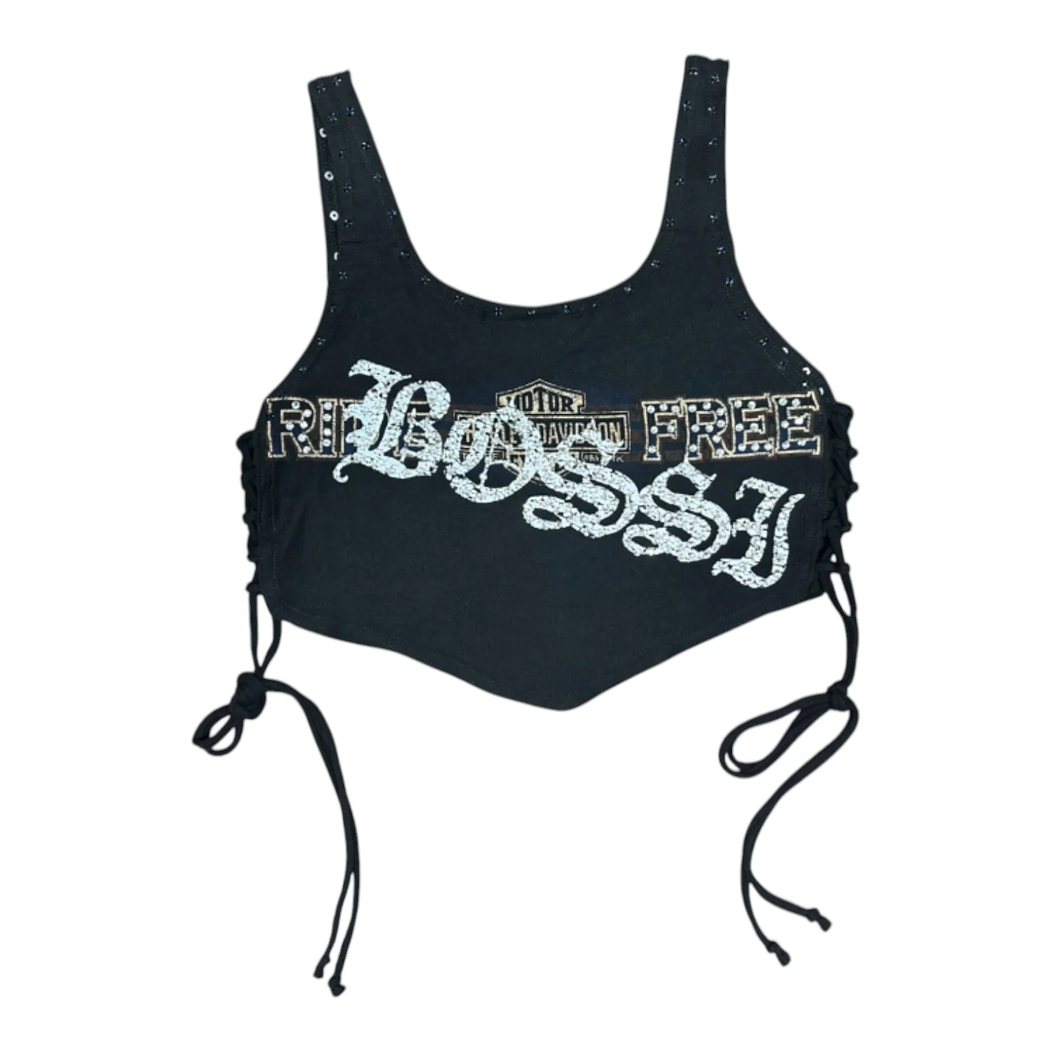 Femme Rhinestone Vintage Tees - Image 91