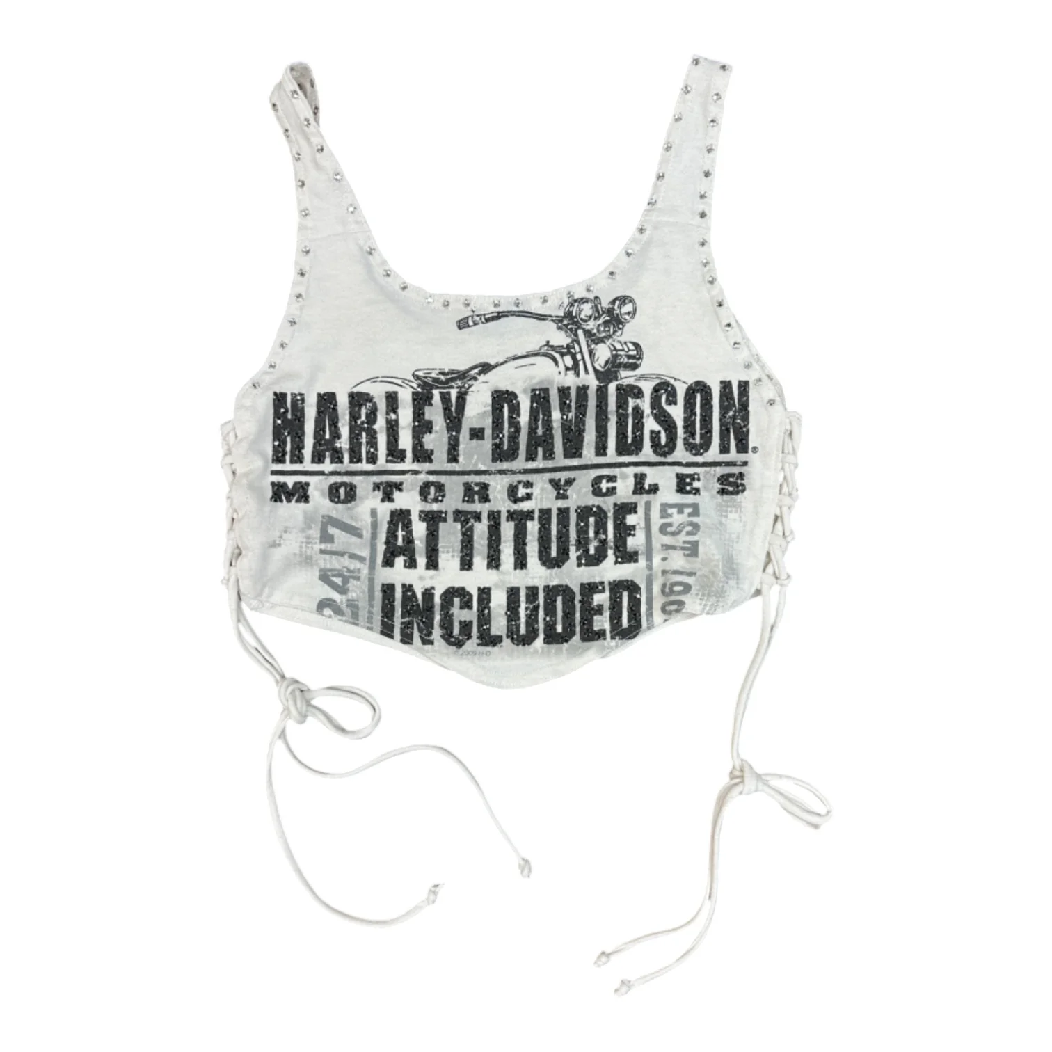 Femme Rhinestone Vintage Tees - Image 97