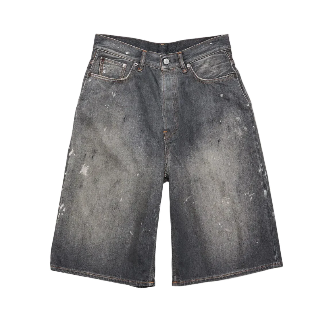 Loose Fit Denim Shorts