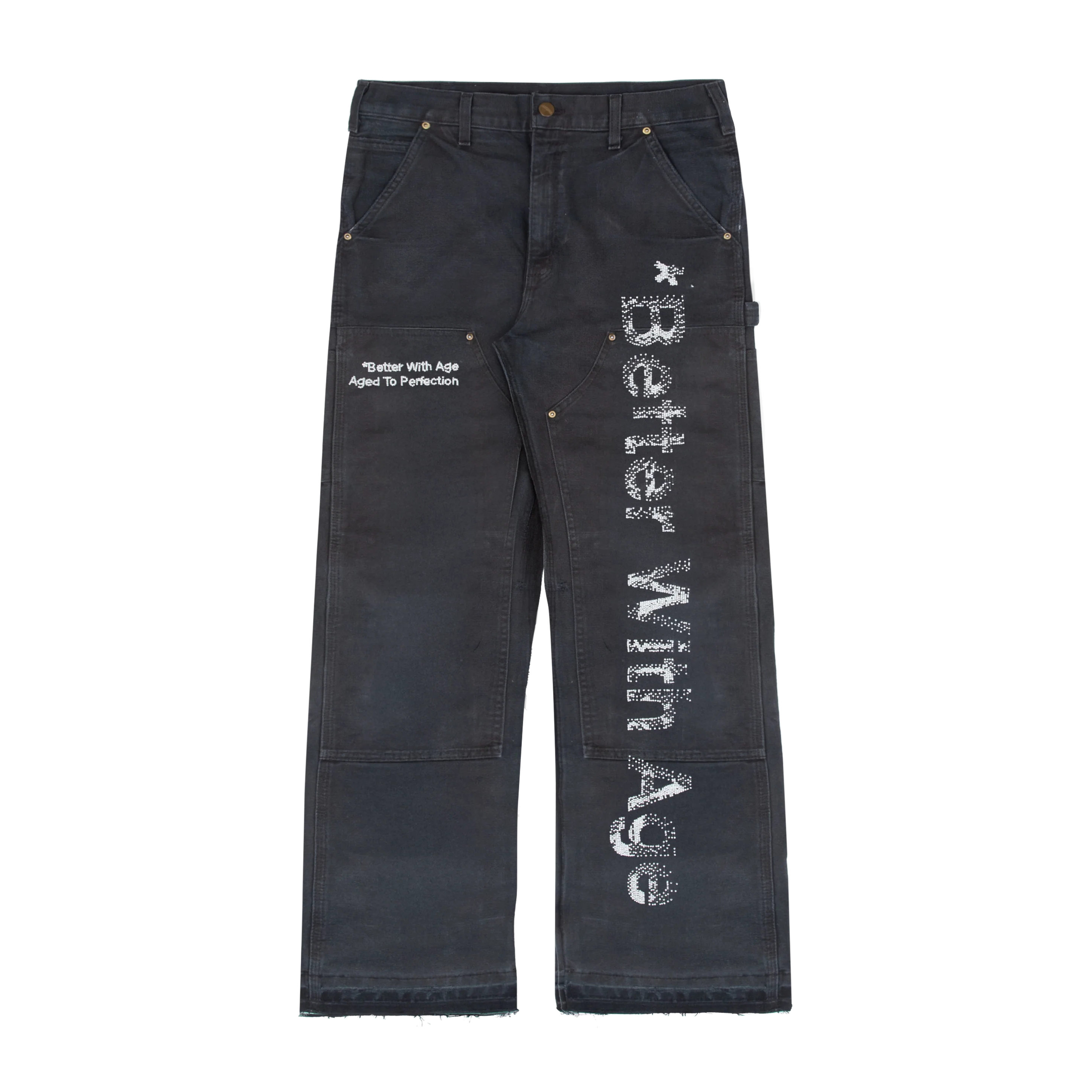 Forgot Double Knee Hand-Beaded Trouser