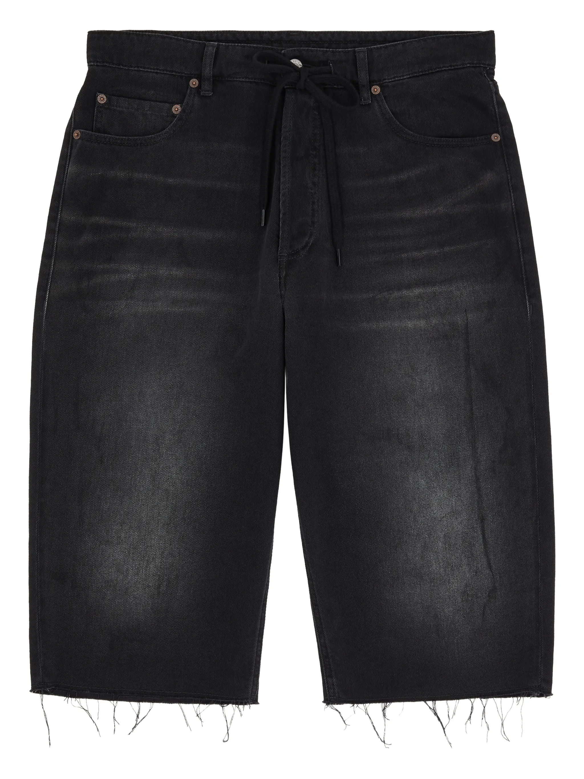 Frayed Denim Shorts