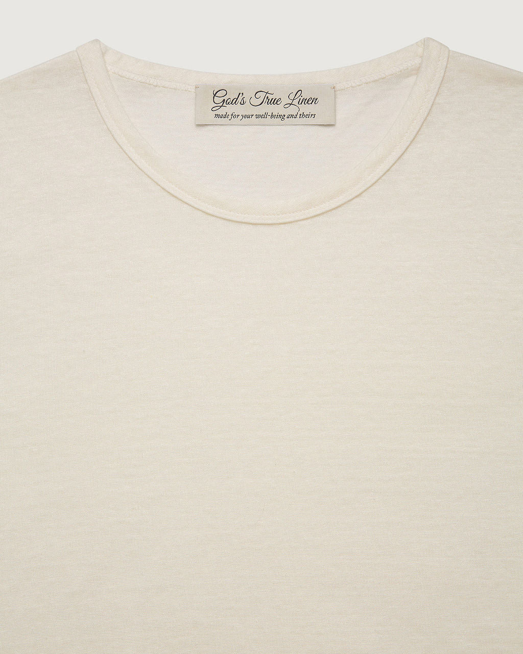 Ivory Signature Linen T-Shirt Jersey - Image 2
