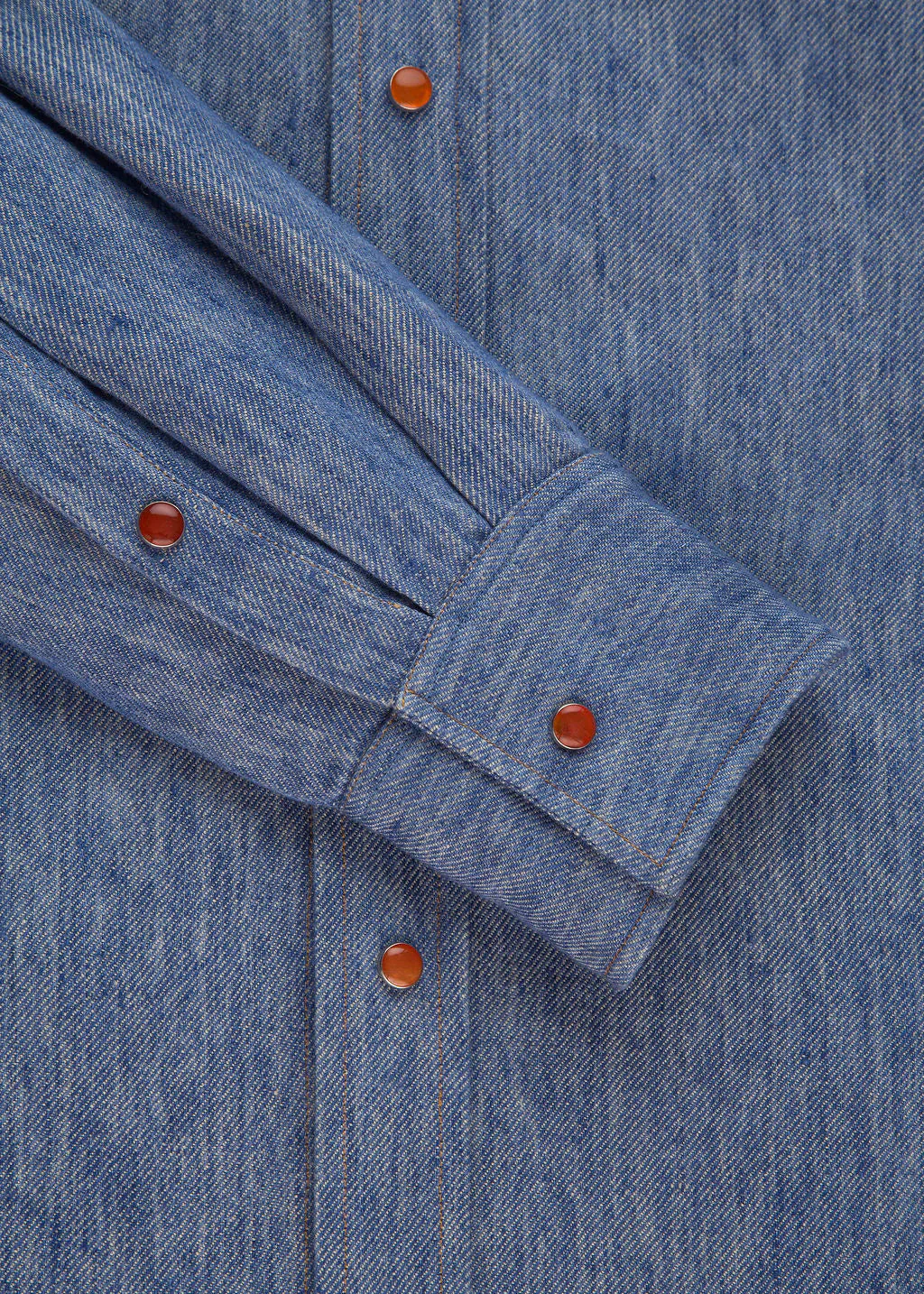 Linen Denim Shirt - Image 3
