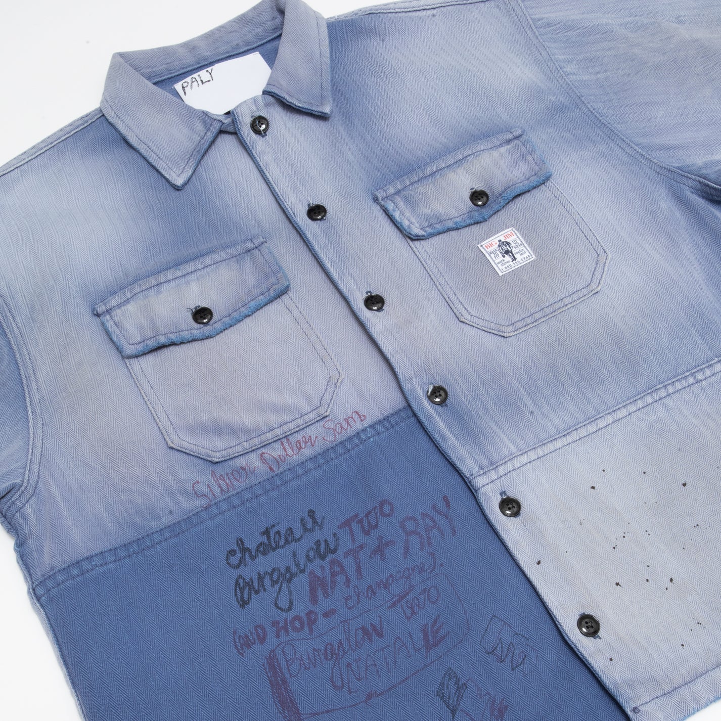 Love S/S Herringbone Work Shirt - Image 3