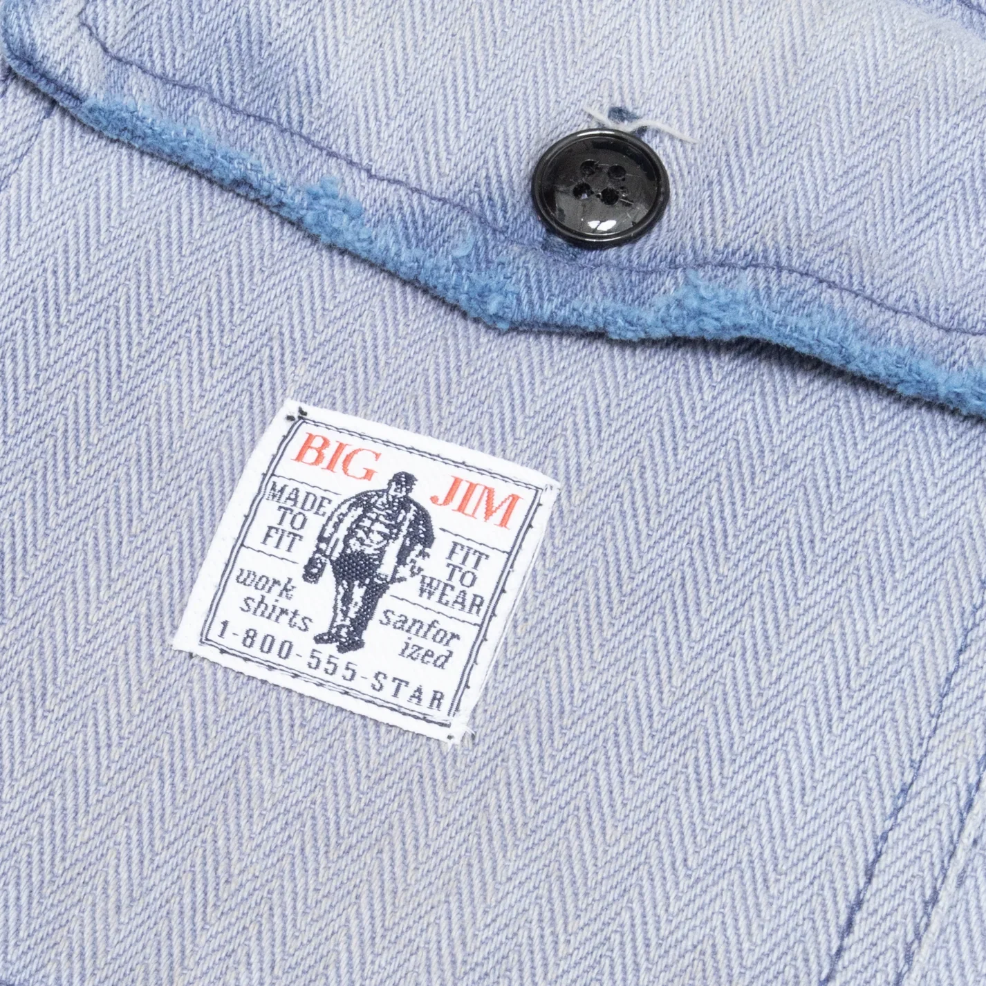 Love S/S Herringbone Work Shirt - Image 4