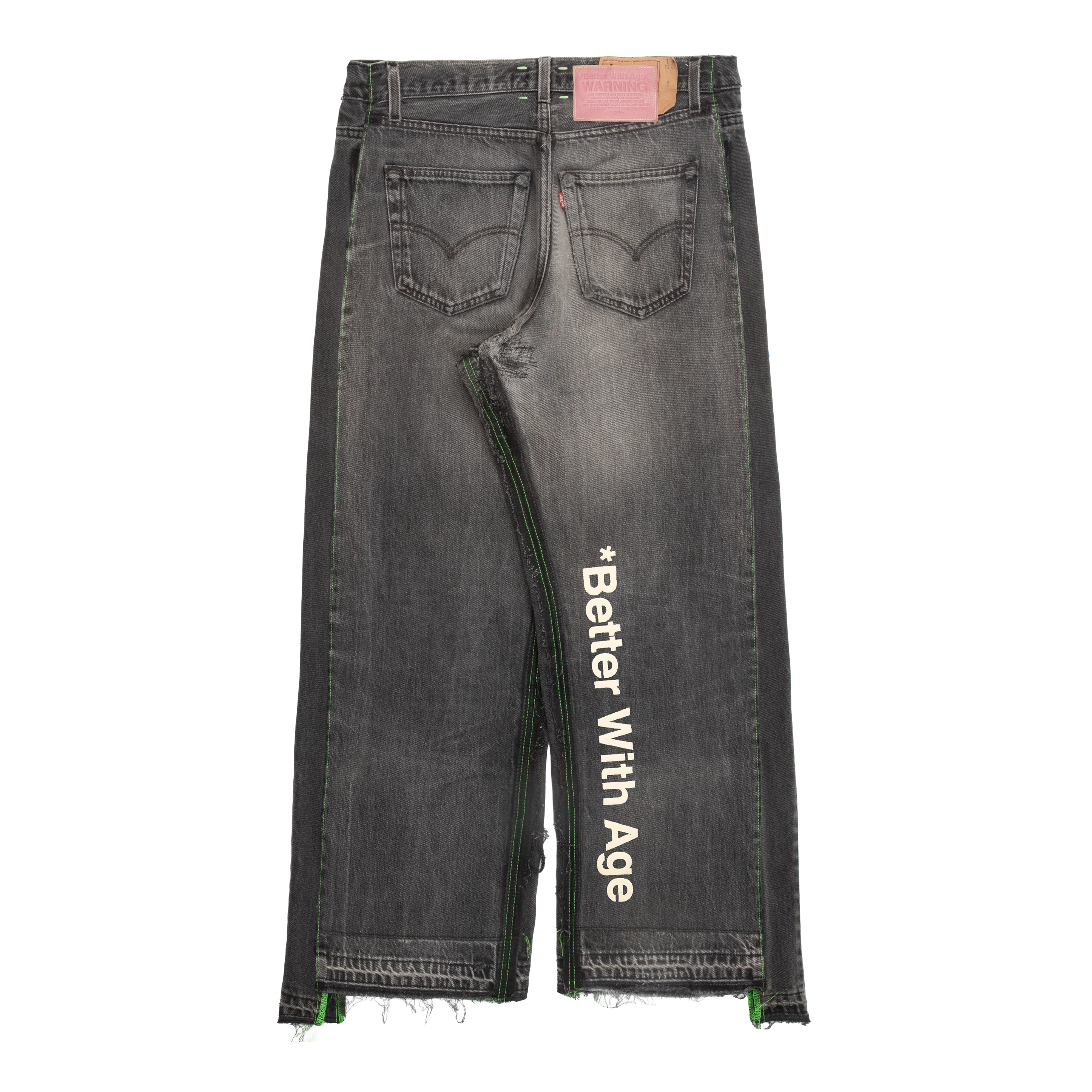 Monroe Triple-Wide Denim Trouser - Image 2