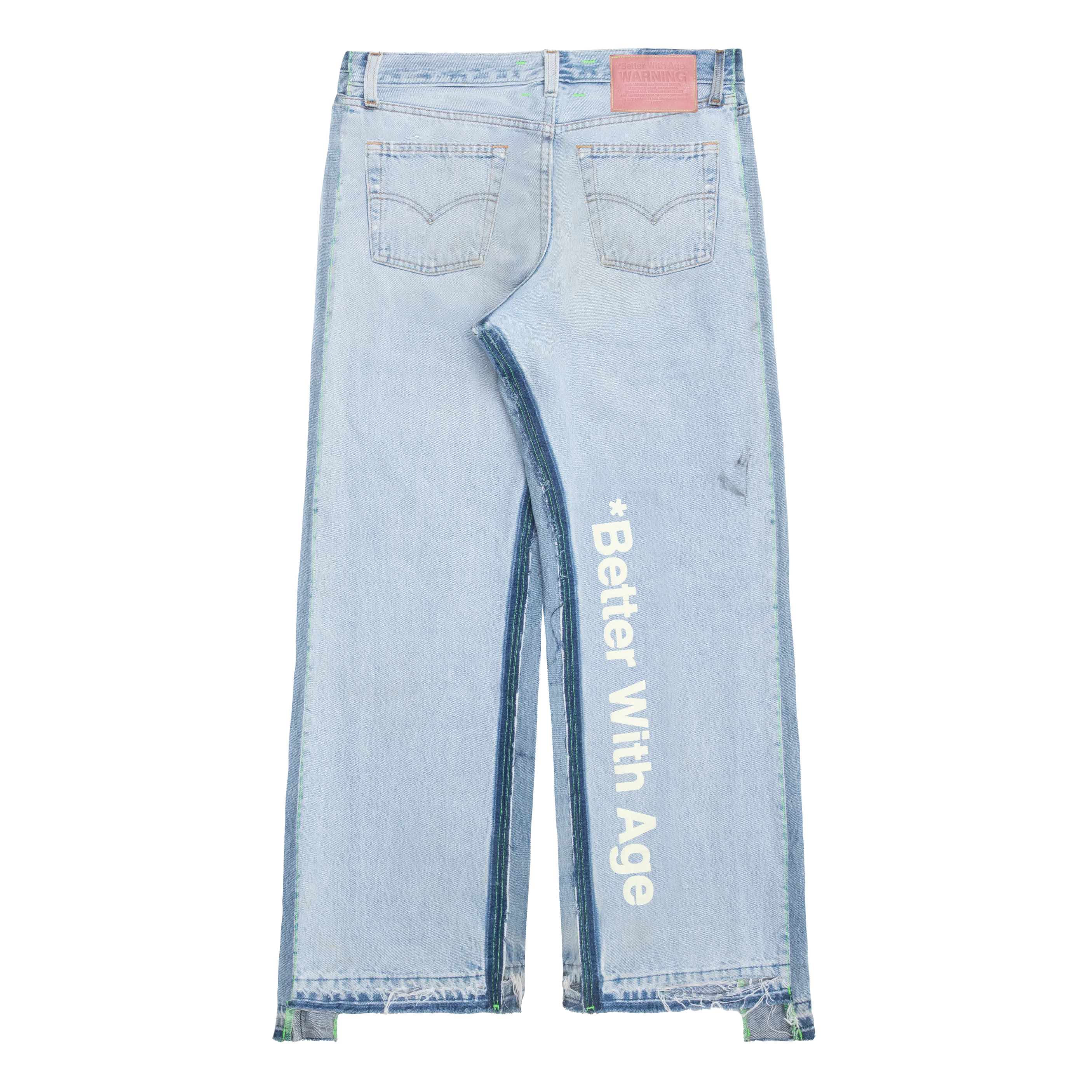 Monroe Triple-Wide Denim Trouser - Image 4