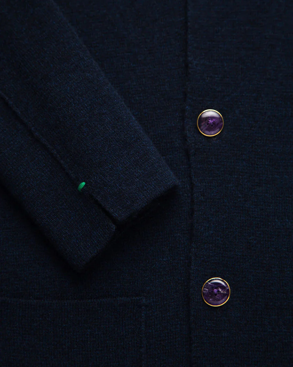 Navy Knit Travel Blazer - Image 2