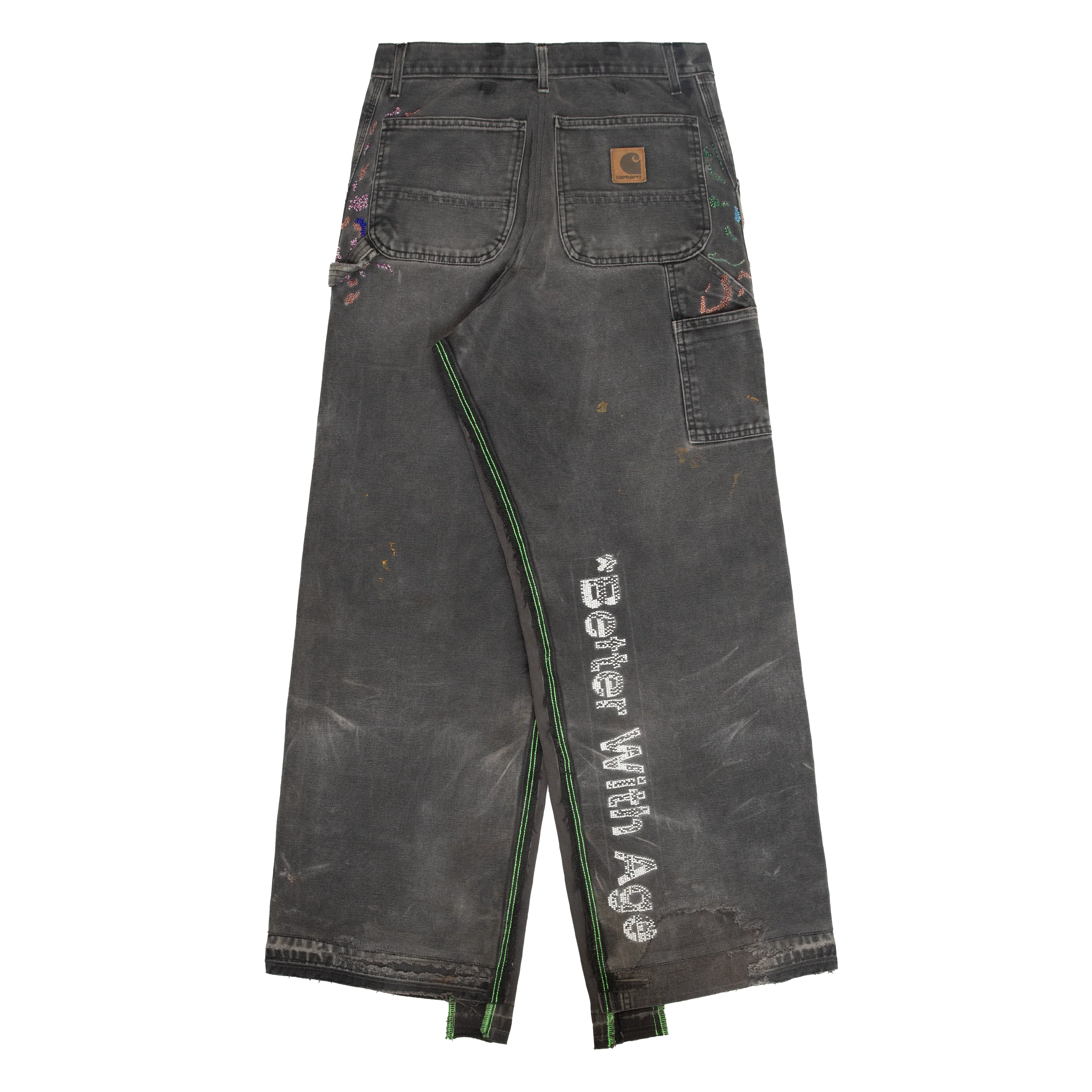 Painter's Hand-Beaded Double-Wide Trouser - Image 2
