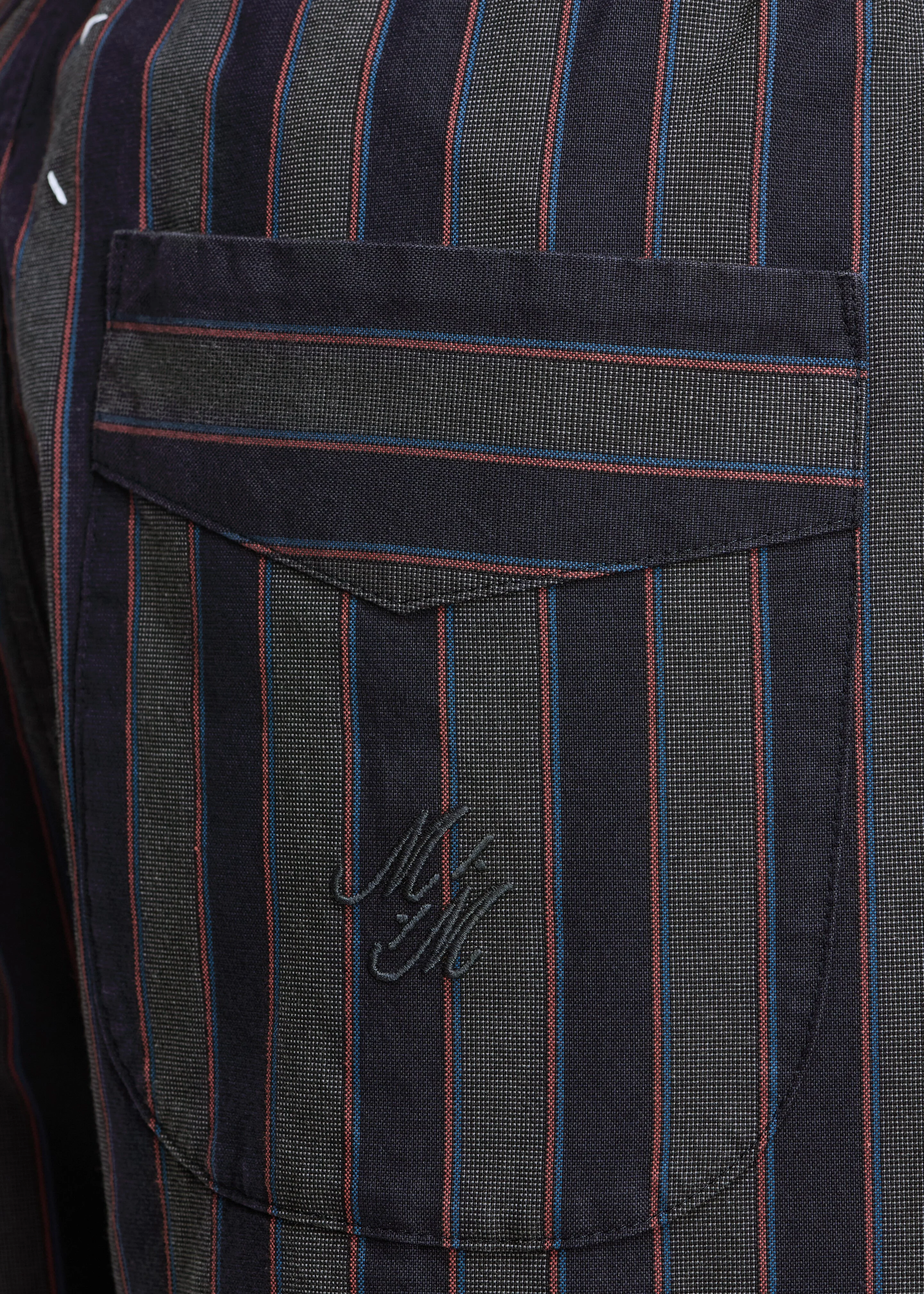 Striped Pyjama Cotton Trousers - Image 2