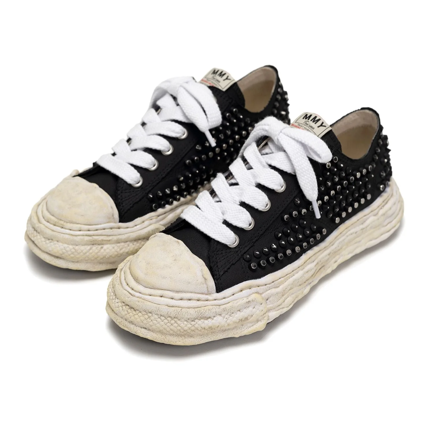 "PETERSON23" OG Sole Studded Canvas Low-top Sneaker - Image 4