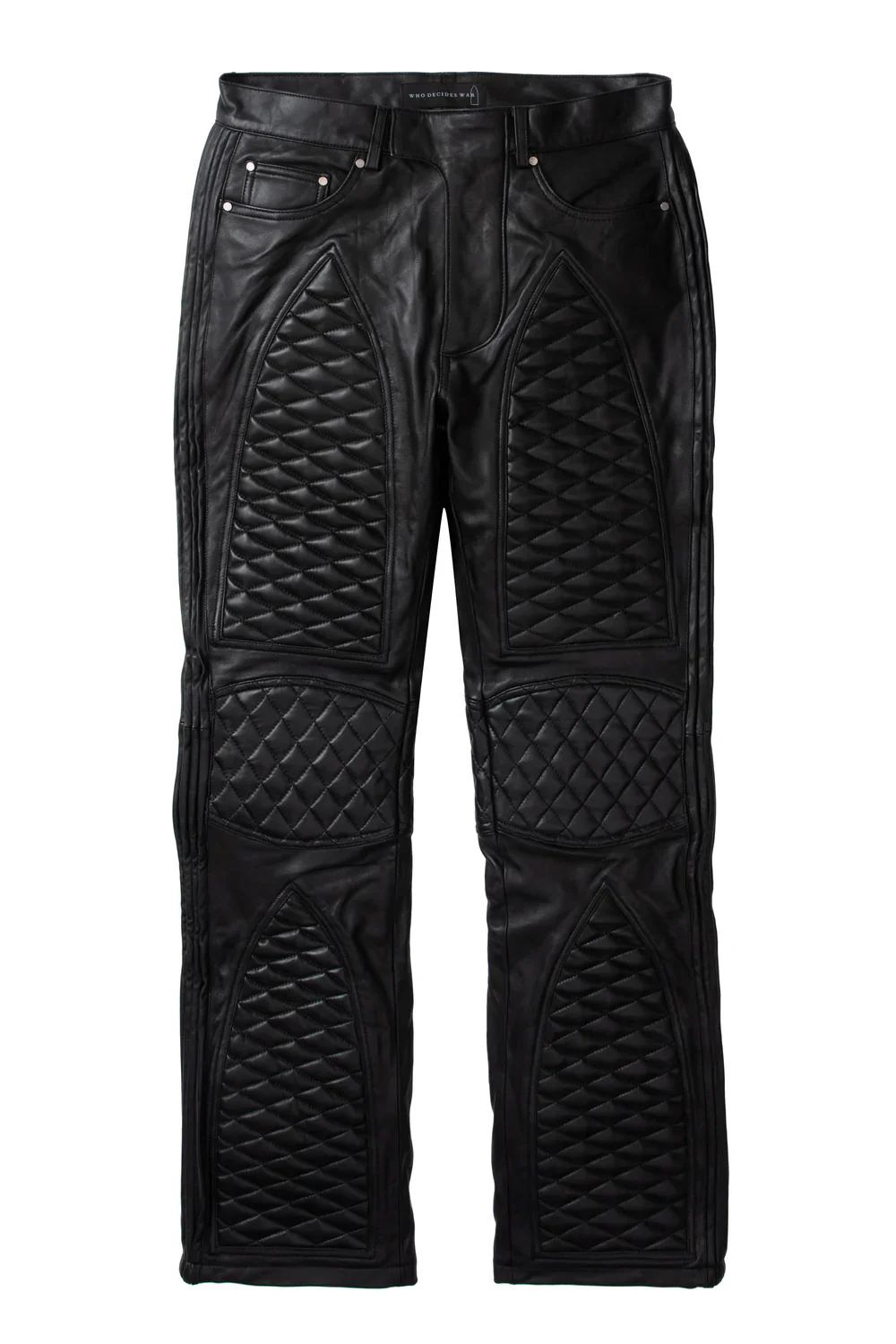 Pleated Moto Denim