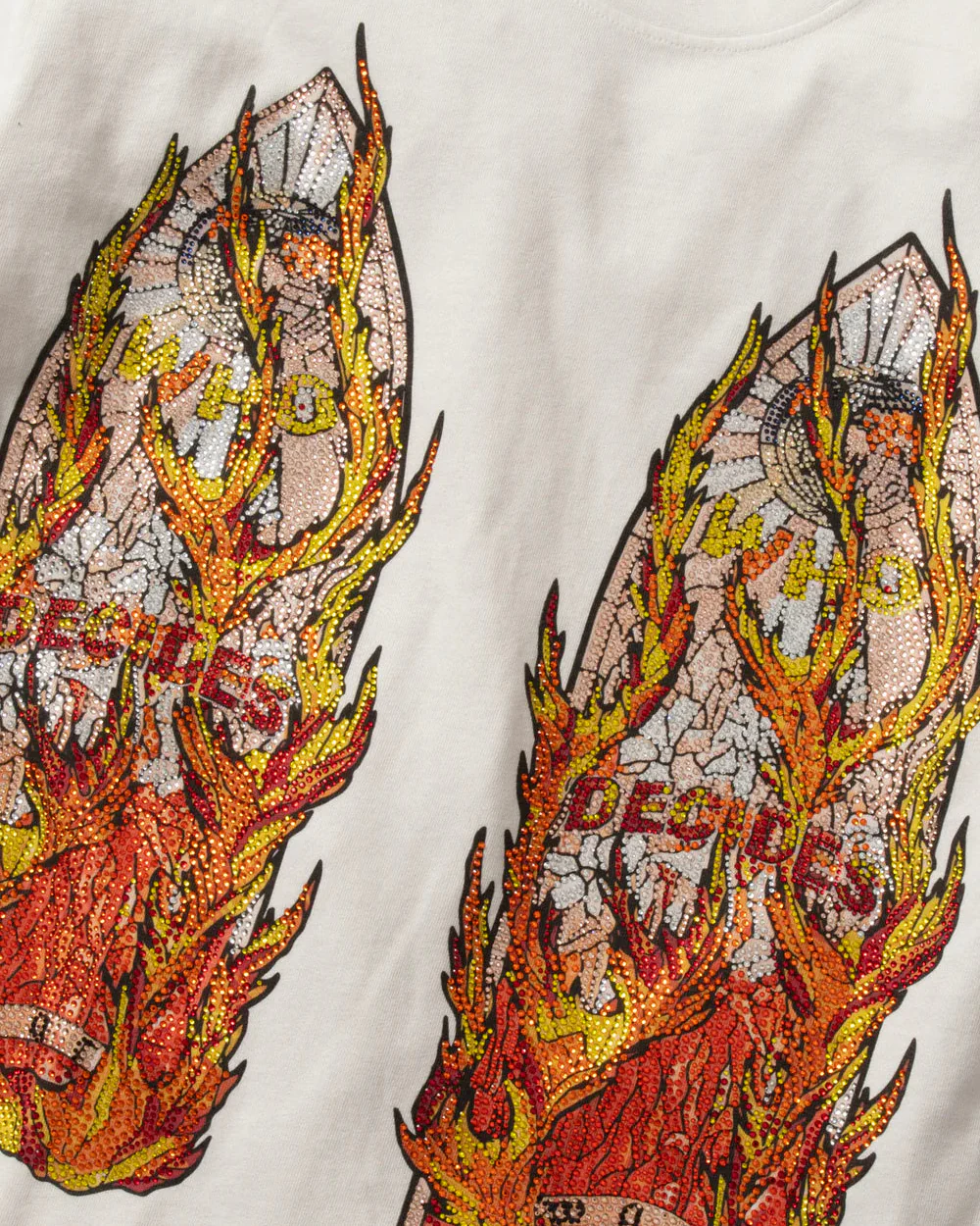 Rhinestone Flame Glass Jersey - Image 4