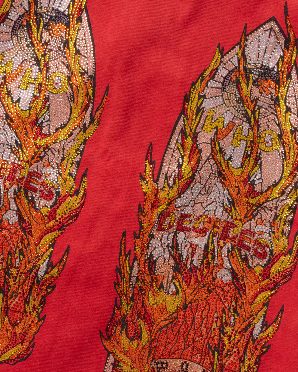 Rhinestone Flame Glass Jersey - Image 6