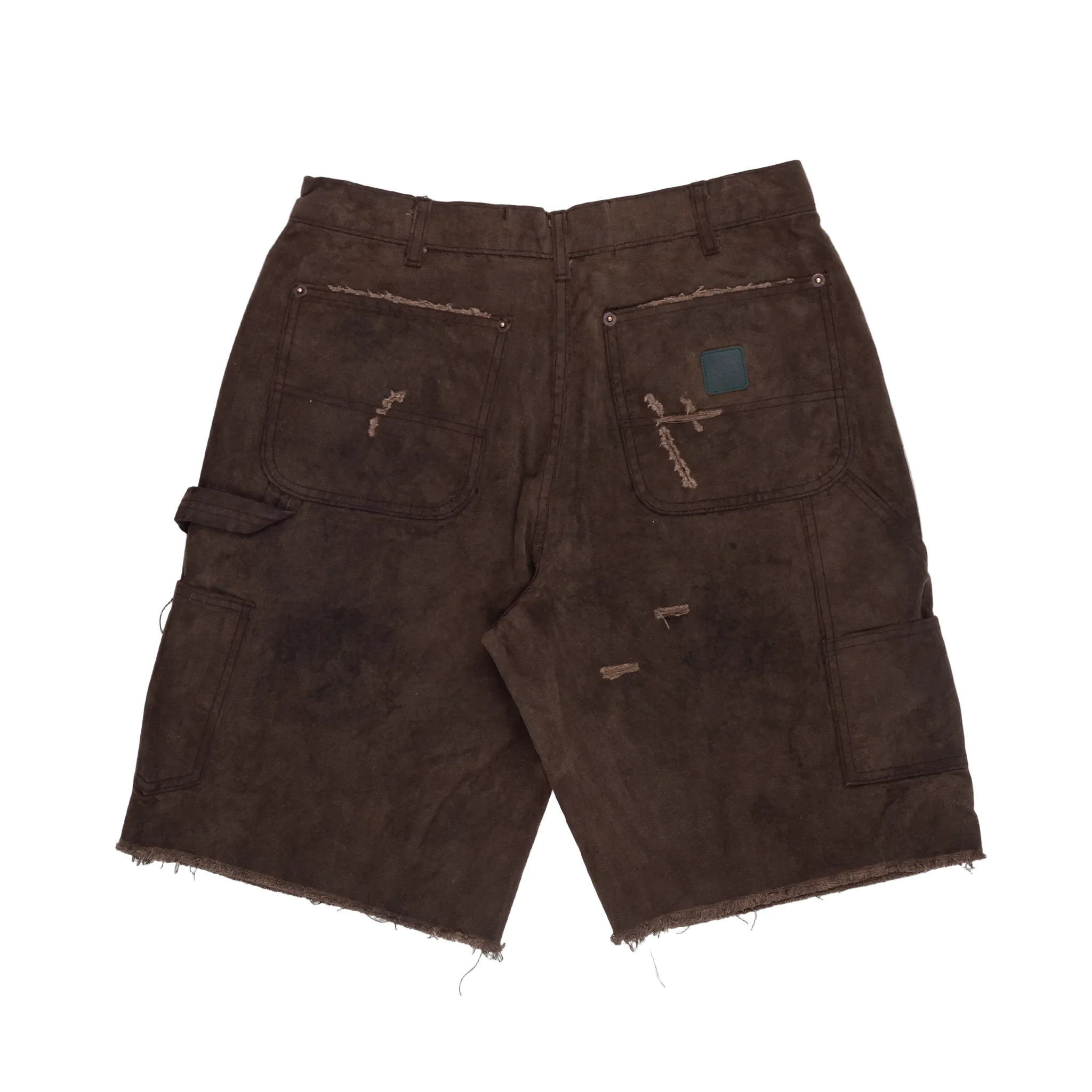 Sinned 4 Nothing Waxed Canvas Dbl Knee Short - Image 2