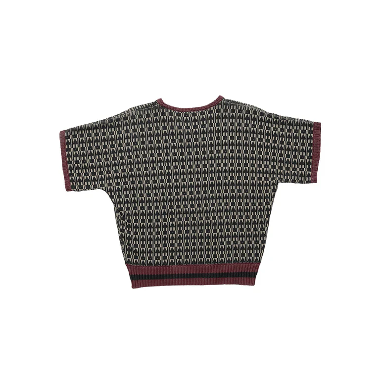 V-Neck Shortsleeve Vienna Sweater - Image 2