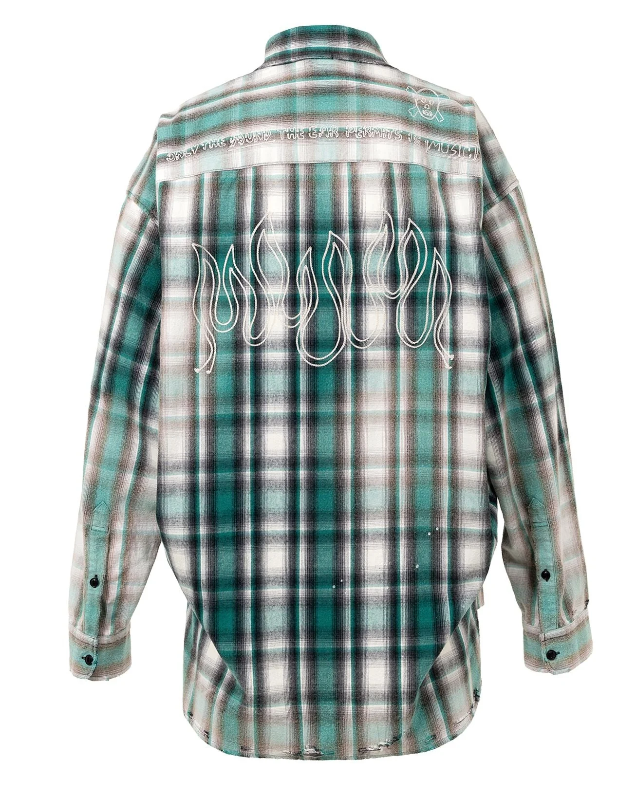 Vintage Like Check Shirt - Image 2