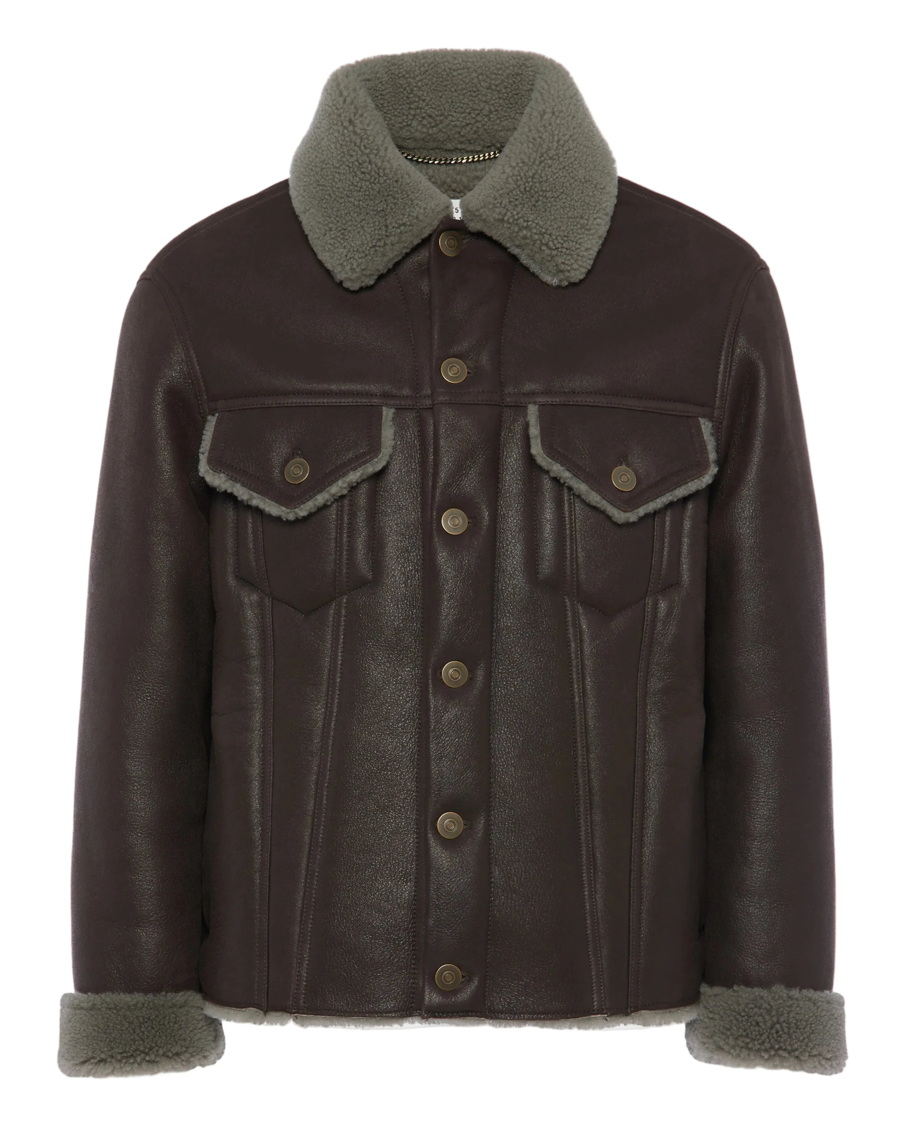 Waxed Shearling Jacket